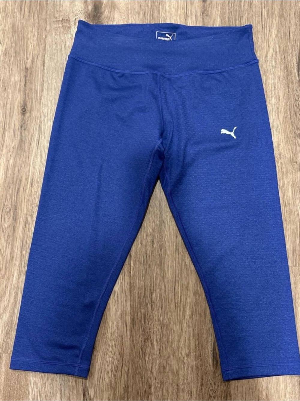 PUMA Blue Performance Capri Leggings